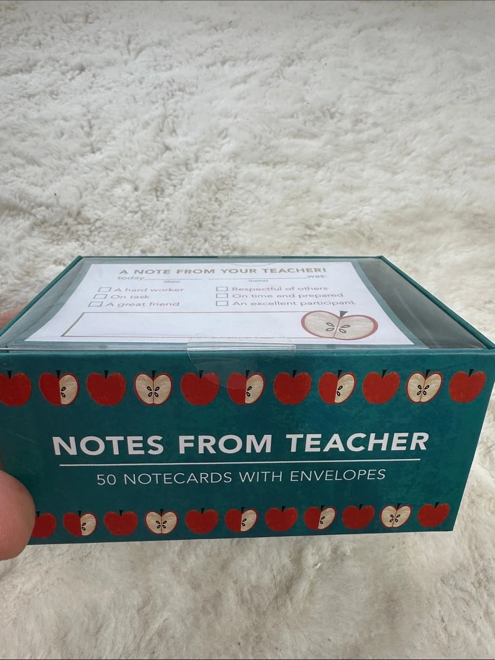 Molly & Rex 50 teacher note cards with envelopes